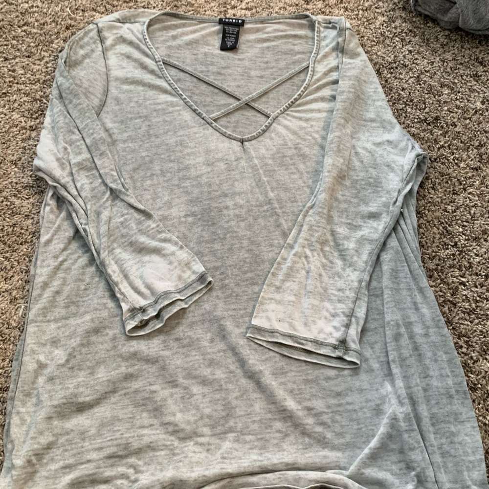 Torrid See-through Soft Tee